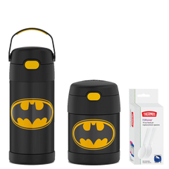 Batman 12oz FUNtainer® Water Bottle & 10oz Food Jar Bundle