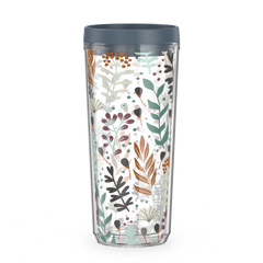 24oz Double Wall Tumbler Whimsical Leaves