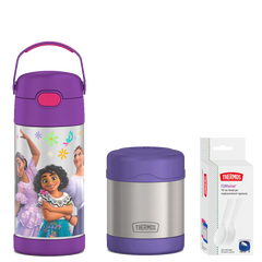 12oz Encanto FUNtainer® Water Bottle & 10oz Food Jar Bundle