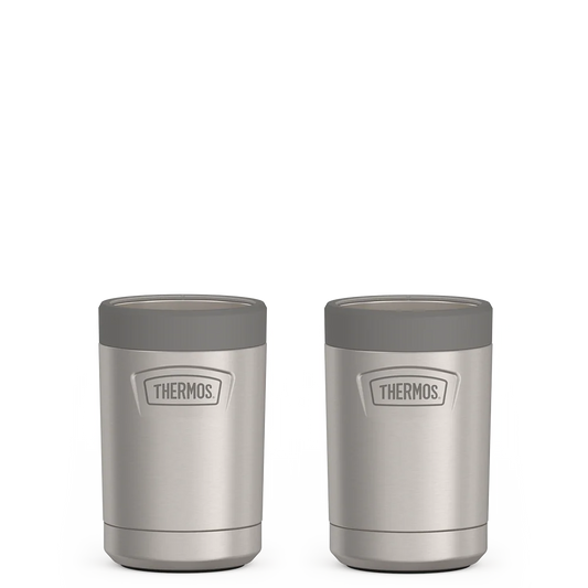 12oz Icon™ Can Insulator Bundle - Matte Stainless Steel