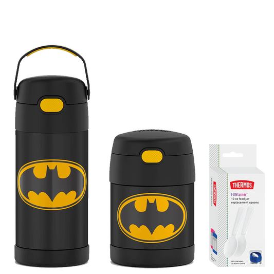 Batman 12oz FUNtainer® Water Bottle & 10oz Food Jar Bundle