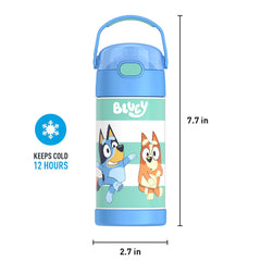 12oz FUNtainer® Water Bottle Bluey