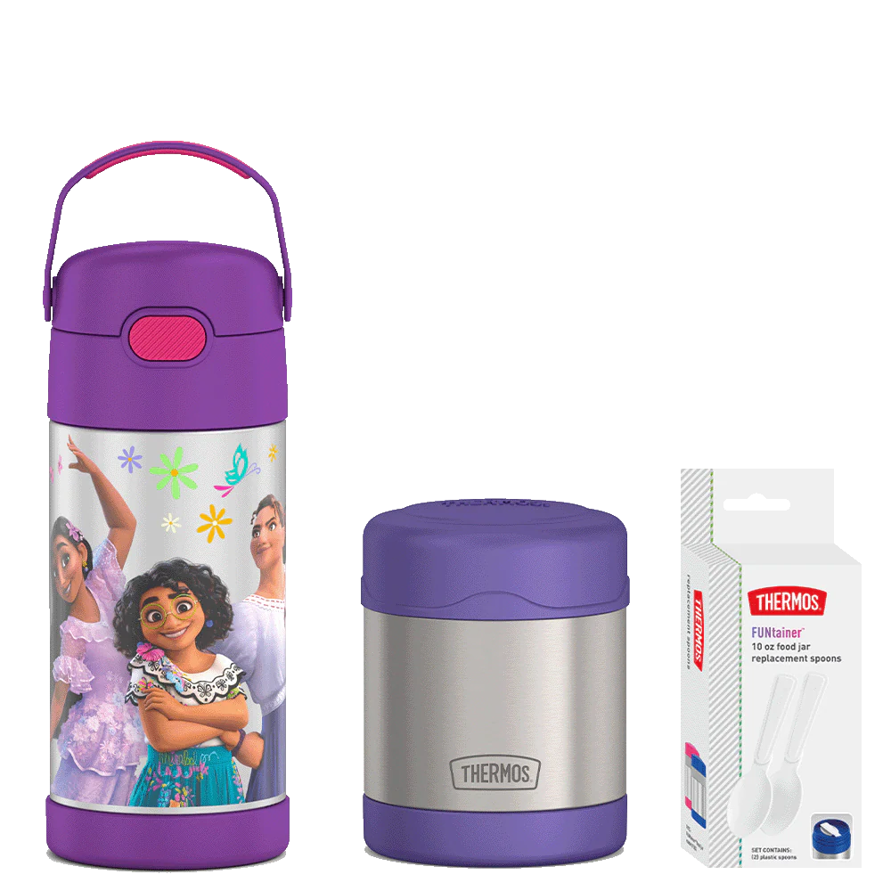 12oz Encanto FUNtainer® Water Bottle & 10oz Food Jar Bundle